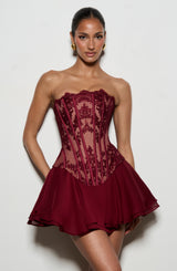 Reagan Skort - Burgundy