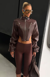 Malucia Jacket - Plum Brown