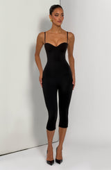 Tora Capri Jumpsuit - Black