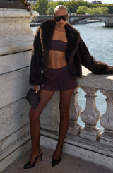 Mina Coat - Chocolate