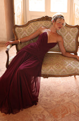 Persephara Maxi Dress - Cherry Lacquer
