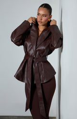 Nevada Jacket - Plum Brown