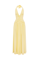 Amaris Maxi Dress - Lemon