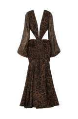 Andrina Maxi Dress - Leopard Print