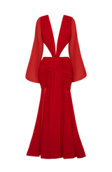 Andrina Maxi Dress - Red