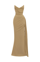Ashika Maxi Dress - Gold Sparkle