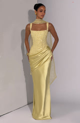 Alexandria Maxi Dress - Lemon