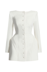 Azzurra Mini Dress - Ivory