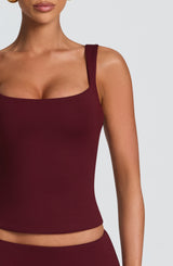 Bea Top - Cherry Lacquer