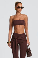 Simi Top - Plum Brown