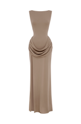 Bruna Maxi Dress - Stone