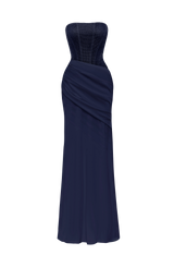 Celestia Maxi Dress - Navy