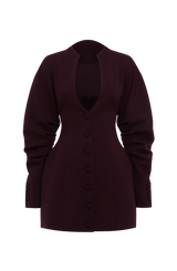 Cody Mini Dress - Plum