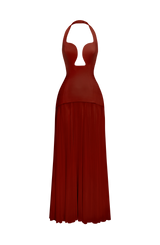 Cyrene Maxi Dress - Deep Rust
