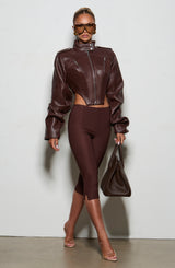 Malucia Jacket - Plum Brown