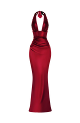 Elowen Maxi Dress - Deep Red