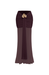 Fae Maxi Skirt - Plum