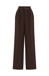 Glenda Pants - Plum Brown