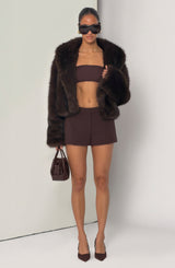Mina Coat - Chocolate