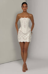 Maelle Mini Skirt - Ivory