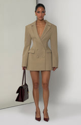 Elvira Mini Dress - Sand