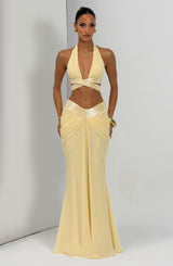 Sophie Maxi Skirt - Lemon