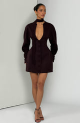 Cody Mini Dress - Plum