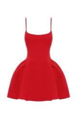 Kiah Mini Dress - Red