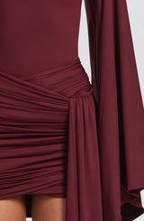 Lucetta Mini Dress - Cherry Lacquer