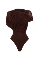 Muriel Bodysuit - Plum Brown
