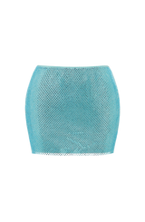 Nila Mini Skirt - Aqua