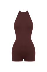 Oden Playsuit - Plum Brown