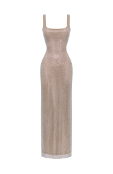 Petra Maxi Dress - Silver