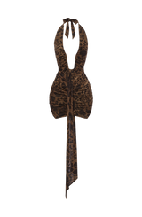 Rosetta Mini Dress - Leopard Print