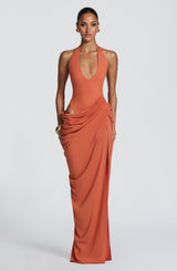 Adele Maxi Dress - Burnt Orange