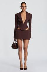 Vesper Skort - Plum Brown