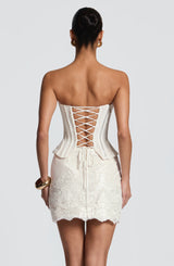 Maelle Mini Skirt - Ivory