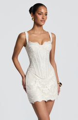Maelle Mini Skirt - Ivory