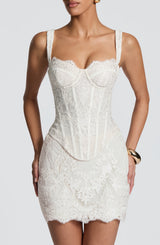 Maelle Mini Skirt - Ivory
