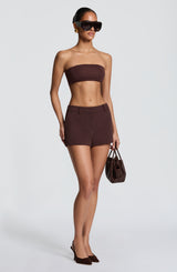 Harriet Shorts - Plum Brown