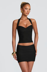 Alessia Bandage Top - Black