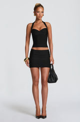Nysa Bandage Mini Skirt - Black
