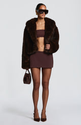 Mina Coat - Chocolate
