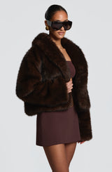 Mina Coat - Chocolate