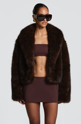Mina Coat - Chocolate