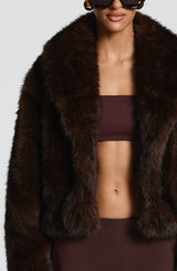 Mina Coat - Chocolate
