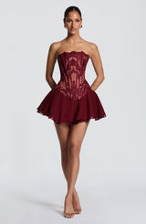 Reagan Skort - Burgundy