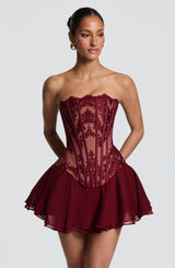 Reagan Skort - Burgundy