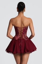 Reagan Skort - Burgundy