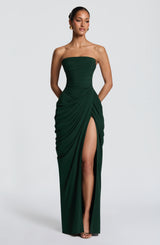 Cyra Maxi Dress - Emerald